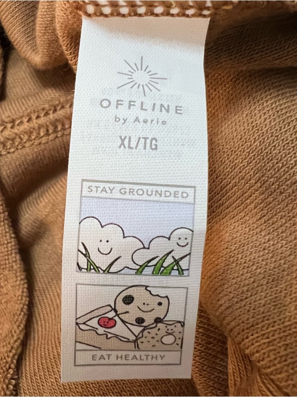 OFFLINE By Aerie Towel Terry Full Zip Sweatshirt Jacket. Size X-Large. NWT. - Picture 14 of 14